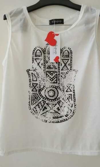 Relipop NWT Tank Top Cascading  Loose  Back - Picture 1 of 8